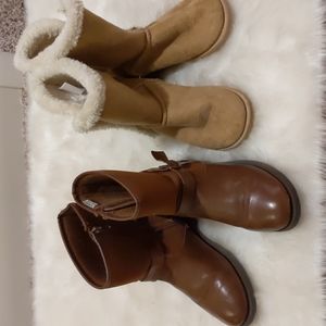 Lot of 2 Pairs kids boots size 2, Carter's riding boots